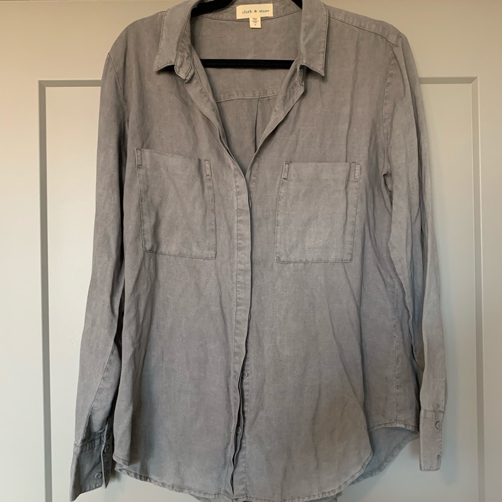 Anthropologie Button Down Shirt (Large)
